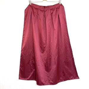 Renaissance Pioneer Peasant Medieval Burgundy Waist Apron Costume for Women